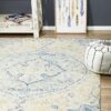 MUS-867-SKY Modern Navy Rug - The Flooring Guys