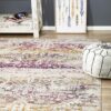 MUS-865-FUS Modern Red Rug - The Flooring Guys