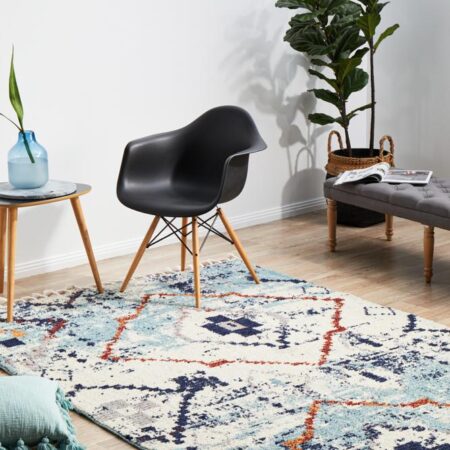 Rug Culture Marrakesh 444 Blue Rectangle Rug