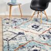 MKS-444-BLU Contemporary Multi Rug - The Flooring Guys