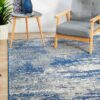 MIR-355-BLU Modern Blue Rug - The Flooring Guys