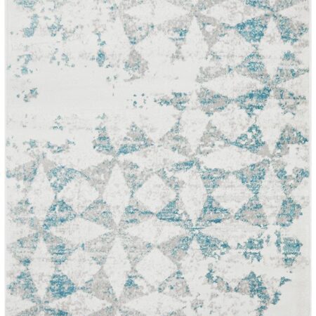 Rug Culture Vanessa Modern Blue Grey White Rectangle Rug