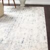 KEN-1732-WHI Modern White Rug - The Flooring Guys