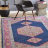 ETN-915-NAV Modern Navy Rug - The Flooring Guys