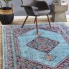 ETN-910-BLU Modern Blue Rug - The Flooring Guys