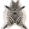 COWHIDE-ZEBRA Cowhide Multi Rug - The Flooring Guys