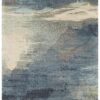 Monet Stunning Blue Rectangle Rug