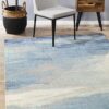 CIT-563-BLUE-RU Modern Blue Rug - The Flooring Guys