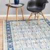CEN-988-BLUE Contemporary Multi Rug - The Flooring Guys