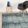 CAL-6106-BLU Modern Blue Rug - The Flooring Guys