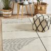 BRD-935-IVO Contemporary White Rug - The Flooring Guys