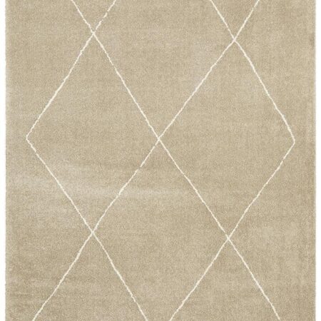 Rug Culture BroadwayJasmine Diamond Natural Rectangle Rug
