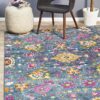BLN-210-BLUE Modern Blue Rug - The Flooring Guys