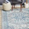 BLN-207-BLUE Modern Blue Rug - The Flooring Guys