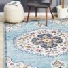 BLN-202-BLUE Modern Blue Rug - The Flooring Guys