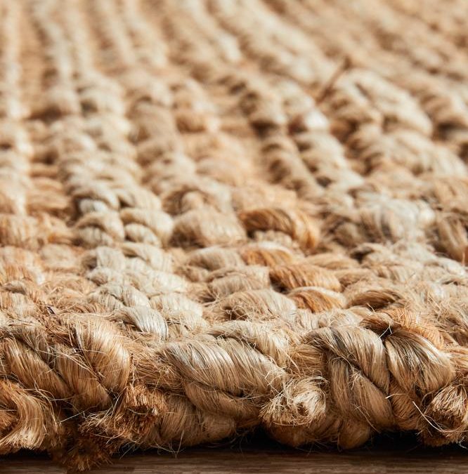 Rug Culture Chunky Natural Fiber Barker Rectangle Rug - The Flooring Guys