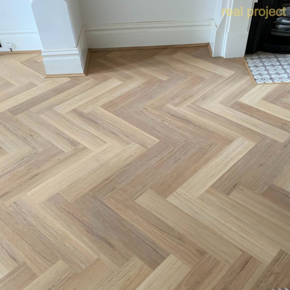 Blackbutt Herringbone Hybrid Flooring The Flooring Guys