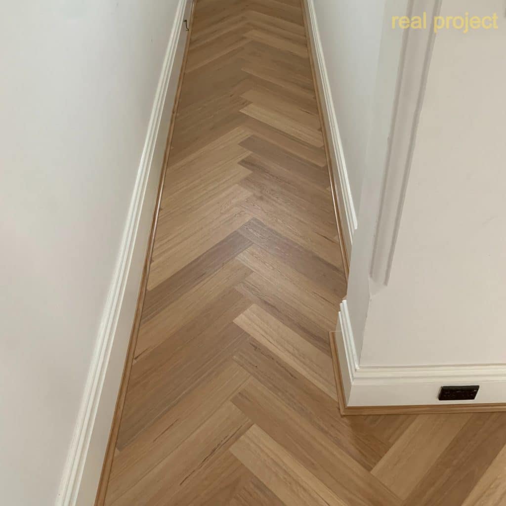 Hybrid Herringbone Flooring Blackbutt Sydney Brisbane -The Flooring Guys