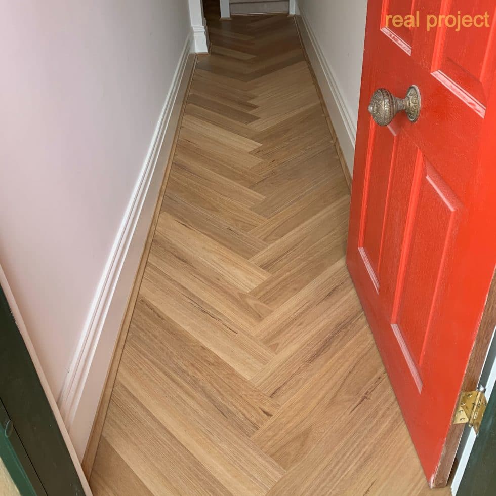 Luxury Hybrid Blackbutt Herringbone Luxury Hybrid Flooring The