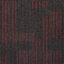 NFD Arizona Red on Black Carpet Tiles
