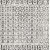 Levi Adonis Ivory Black Rectangle Rug