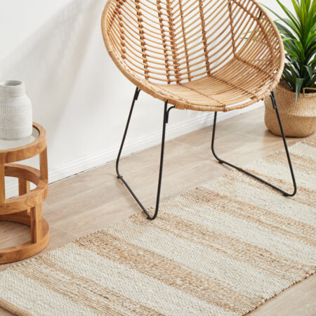 Rug Culture Noosa 555 Natural White Runner Rug