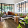 Quick-Step Massimo Dark Chocolate Oak Extra Matt flooring in a room setting