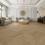 iDesign Herringbone Coral Sand Engineered Timber Flooring