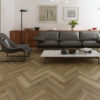 Pallas Spotted Gum Herringbone Hybrid Flooring