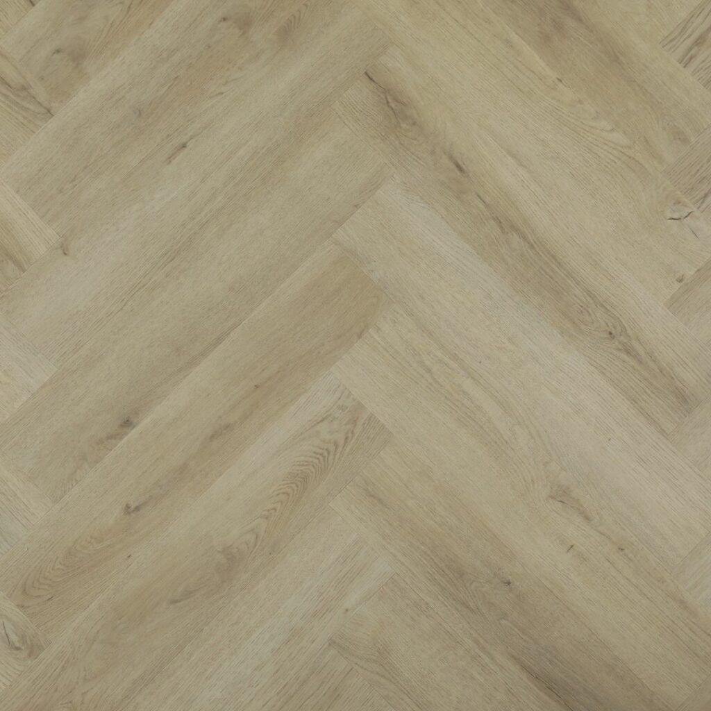 Belle Vie Herringbone Manor Ridge Oak Hybrid Flooring The Flooring Guys