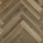 Belle Vie Herringbone Spotted Gum Hybrid Flooring