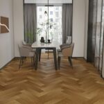 Aqua Wood Plus Big Ben Laminate Herringbone Flooring