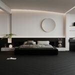 Aqua Wood Plus Black Sea Laminate Herringbone Flooring