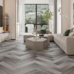 Aqua Wood Plus Harbour Bridge Laminate Herringbone Flooring