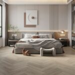 Aqua Wood Plus Hawaii Laminate Herringbone Flooring