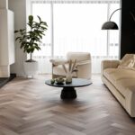 Aqua Wood Plus Opera House Laminate Herringbone Flooring