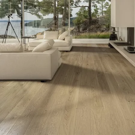 Swish Oak Contemporary Elegant Natural Oak Engineered Flooring Scene