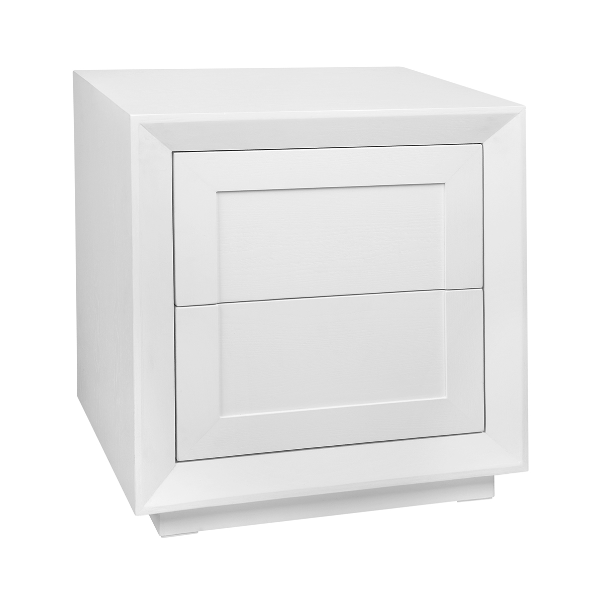 Balmain Oak Tall Bedside Table White The Flooring Guys