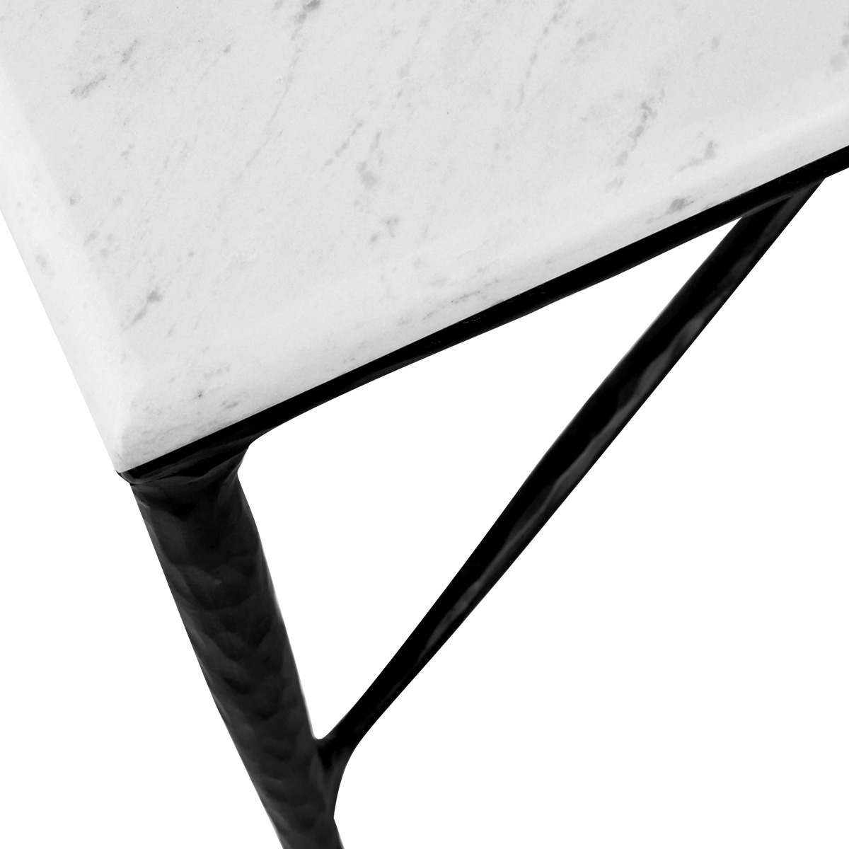 Heston Rectangle Marble Coffee Table Black The Flooring Guys