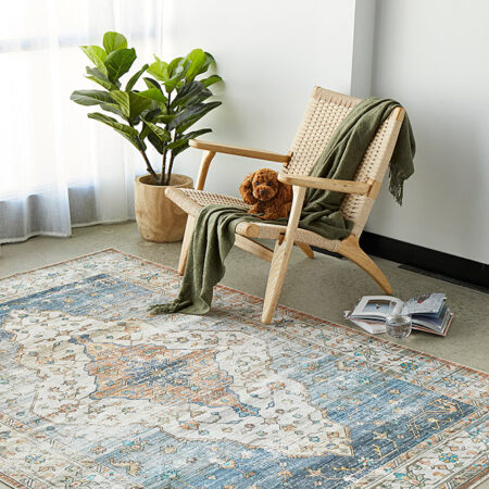 Rug Culture Kindred Blair Blue Rug