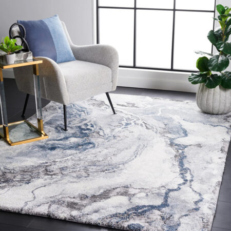Rug Culture Mineral 222 Blue Rug