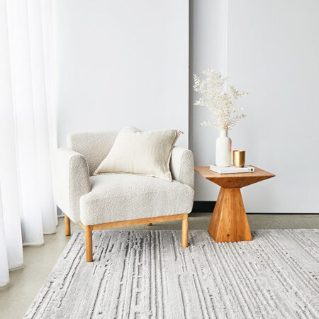 Rug Culture Serenade Ezra Silver Rug