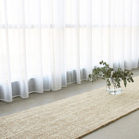 Rug Culture Madras Marlo White Runner Rug