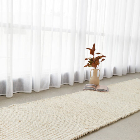 Rug Culture Hive White Runner Rug