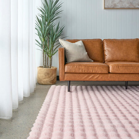 Rug Culture Bubble Washable Rug - Blush Rug
