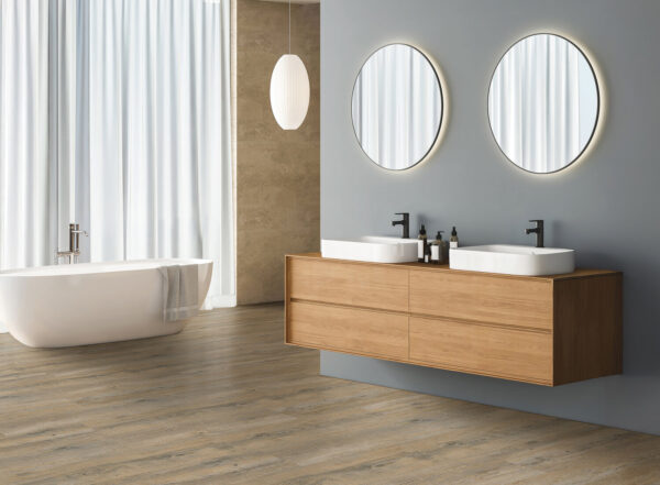 Kenbrock SmartDrop Ultimate Provincial Oak Vinyl Plank Flooring Scene