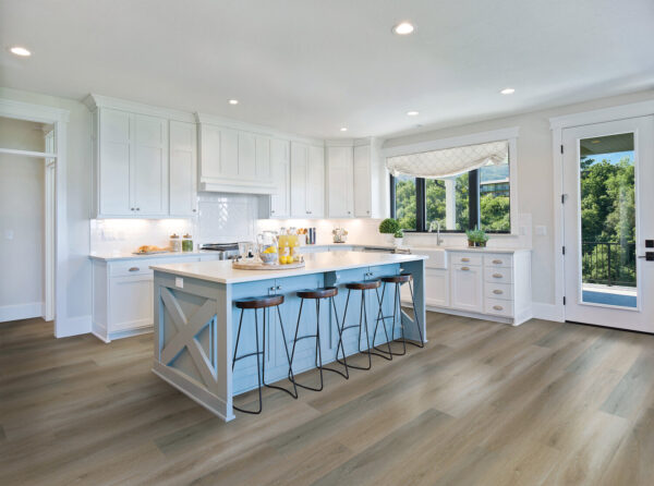 Kenbrock SmartDrop Ultimate Wine Barrel Oak Vinyl Plank Flooring Scene