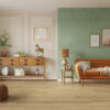Kenbrock SmartDrop Ultimate Warm Honey Oak Vinyl Plank Flooring Scene