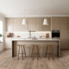 Kenbrock SmartDrop Ultimate Feature Walnut Vinyl Plank Flooring Scene