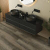Kenbrock SmartDrop Ultimate Crosscut Blackwood Vinyl Plank Flooring Scene